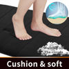 Picture of Yimobra Memory Foam Bath Mat Large Size,70 x 24 Inches, Soft and Comfortable, Super Water Absorption, Non-Slip, Thick, Machine Wash, Easier to Dry for Bathroom Floor Rug, Black