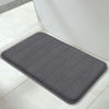 Picture of Yimobra Memory Foam Bath Mat Large Size, 31.5 x 19.8 Inches,Soft and Comfortable, Super Water Absorption, Non-Slip, Thick, Machine Wash, Easier to Dry for Bathroom Floor Rug, Dark Gray
