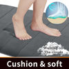 Picture of Yimobra Memory Foam Bath Mat Large Size,70 x 24 Inches Soft and Comfortable, Super Water Absorption, Non-Slip, Thick, Machine Wash, Easier to Dry for Bathroom Floor Rug, Dark Gray