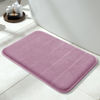 Picture of Yimobra Memory Foam Bath Mat Rug, 24 x 17 Inches, Comfortable, Soft, Super Water Absorption, Machine Wash, Non-Slip, Thick, Easier to Dry for Bathroom Floor Rugs, Mauve