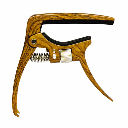 Picture of Sondery Guitar Capo Trigger Tension Adjustable Professional for 6 Strings Acoustic and Electric Guitars Perfect Tone on Any Fret with Guitar Bridge Pin Puller