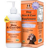 Picture of Natural Dog Company Skin & Coat Oil (16 oz.), Supports Skin Health, Fish Oil Supplements for Dogs, Soft Coat, Fish Oil & Flaxseed Oil, Fatty Acids, Bottle of Dog Fish Oil with Pump, Antioxidant