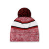 Picture of FOCO Arizona Cardinals NFL Logo Heather Stripe Pom Beanie Hat, Team Color