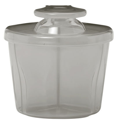 Picture of Dr. Brown's Baby Formula Dispenser with Snap-On Lid for On-the-Go Feedings,Milk Powder Dispenser for Traveling with Infant,Gray