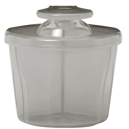 Picture of Dr. Brown's Baby Formula Dispenser with Snap-On Lid for On-the-Go Feedings,Milk Powder Dispenser for Traveling with Infant,Gray