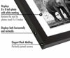 Picture of Americanflat 11x11 Picture Frame with Shatter-Resistant Glass - Use as 8x8 Frame with Mat or 11x11 Frame Without Mat - Signature Collection - Photo Frame for Wall Display - Black