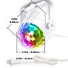 Picture of Apeocose [3-Pack] Disco Ball Party Lights Sound Activated with Remote Control, 12 Modes DJ Strobe Stage Light for New Years Eve Party Supplies 2025 New Years Eve Party Decorations Dance Birthday White