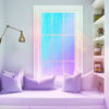 Picture of Coavas Window Privacy Film Frosted Glass Static Cling UV Sun Blocking Heat Control Window Tint Day and Night Insulation Home Bathroom Door Decorative Frosting Cover (17.5 x 78.7 Inch, Multi)
