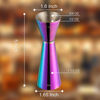 Picture of Briout Jigger for Bartending, Double Cocktail Jigger Japanese Premium 304 Food Grade Stainless Steel Jigger 2 OZ 1 OZ with Measurements Inside, Flat Edge Rainbow