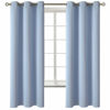 Picture of BGment Blackout Curtains for Living Room - Grommet Thermal Insulated Room Darkening Curtains for Bedroom, 2 Panels of 42 x 63 Inch, Spa Blue