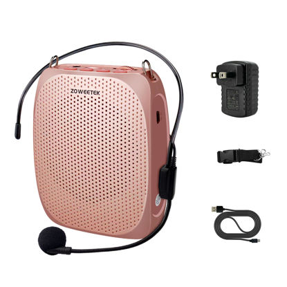 Picture of ZOWEETEK Voice Amplifier for Teachers, Original Personal Voice Amplifier, Work of 12 hrs, Portable Speaker for Classroom, Meeting, Speech, Tour Guide, Support MP3 Format Audio