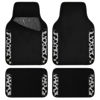 Picture of CAR PASS Bling Cow Car Mats Rhinestones Diamond Waterproof Floor Mat Crystal Sparkly Shining Glitter Carpet Anti-Slip PVC Heel Pad, Universal Fit Automotive SUV,Sedan,4pcs Girly Women, Cow Diamond