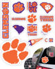 Picture of Clemson Stickers (14 Stickers) 2 Large 5" for Car Windows 10 Medium 2.5" for Water Bottles Laptops Phones and 2 Mini Keyboard Decals Clemson Tigers Gift for Men or Women Football Fans (Clemson Tigers)