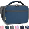 Picture of GYEUKHAM Insulated Lunch Box for School, Thermal Reusable Durable Freezable Lunch Bags for Kids Boys Girls Men Women - Small Soft Cooler Portable Lunch Tote Kit for Work Picnic Travel,Cyan