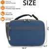 Picture of GYEUKHAM Insulated Lunch Box for School, Thermal Reusable Durable Freezable Lunch Bags for Kids Boys Girls Men Women - Small Soft Cooler Portable Lunch Tote Kit for Work Picnic Travel,Cyan