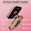 Picture of FITVII Health & Fitness Tracker (Answer/Make Calls), Smart Watch with 24/7 Heart Rate and Blood Pressure, Sleep Tracking, Blood Oxygen Monitor, 120+ Sport Mode Activity Tracker for Women Men