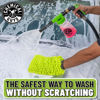 Picture of Chemical Guys Foam Blaster 6 Foam Car Wash Gun and Chenille Premium Scratch-Free Microfiber Wash Mitt, Lime Green - (Car Wash Foamer Connects to Any Garden Hose) EQP365 (2 Items)