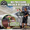 Picture of Chemical Guys Foam Blaster 6 Foam Car Wash Gun and Chenille Premium Scratch-Free Microfiber Wash Mitt, Lime Green - (Car Wash Foamer Connects to Any Garden Hose) EQP365 (2 Items)