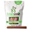 Picture of Nature Gnaws Extra Large Bully Sticks for Dogs 5-6" (6 Count) - Thick Long Lasting for Aggressive Chewers and Heavy Chewers - Natural Beef Dog Chew Bones