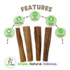 Picture of Nature Gnaws Extra Large Bully Sticks for Dogs 5-6" (6 Count) - Thick Long Lasting for Aggressive Chewers and Heavy Chewers - Natural Beef Dog Chew Bones