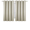 Picture of LEMOMO Light Beige Blackout Curtains/52 x 45 Inch Length Kids Curtains/Set of 2 Panels Grommet Bedroom Curtains for Living Room Curtains