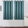 Picture of LEMOMO Blackout Curtains 52 x 45 inch/Sea Teal Curtains Set of 2 Panels/Thermal Insulated Room Darkening Bedroom Curtains