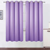 Picture of LEMOMO Lavender Thermal Blackout Curtains/52 x 72 Inch/Set of 2 Panels Room Darkening Curtains for Bedroom