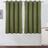 Picture of LEMOMO Blackout Curtains 52 x 45 inch/Olive Green Curtains Set of 2 Panels/Thermal Insulated Room Darkening Bedroom Curtains