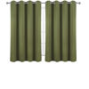 Picture of LEMOMO Blackout Curtains 52 x 45 inch/Olive Green Curtains Set of 2 Panels/Thermal Insulated Room Darkening Bedroom Curtains