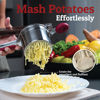 Picture of PriorityChef Large 15oz Potato Ricer With 3 Discs, Heavy Duty Stainless Steel Potato Ricer for Mashed Potatoes, Potato Masher, Press and Ricer Kitchen Tool, Red