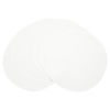 Picture of SHACOS Round Braided Placemats Set of 6 Round Table Mats for Dining Table 15 inch Washable Cotton Polyester Place Mat (White, 6)