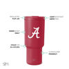 Picture of Simple Modern Officially Licensed Collegiate Alabama Crimson Tide 30 oz Tumbler with Flip Lid and Straws | Insulated Cup Stainless Steel | Gifts for Men Women | Trek Collection | University of Alabama