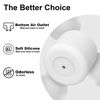 Picture of Alwenid 2PCS Silicone Water Bottle Boot for Owala 24 Oz, Anti-Slip Protective Sleeve Bottom Bumper Protector for FreeSip, Twist, and Flip Stainless Steel Water Bottles (White)