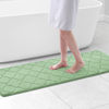 Picture of OLANLY Memory Foam Bath Mat Rug 59x20, Ultra Soft Non Slip and Absorbent Bathroom Rug, Machine Wash Dry, Comfortable, Thick Bath Rug Carpet for Bathroom Floor, Tub and Shower, Sage Green