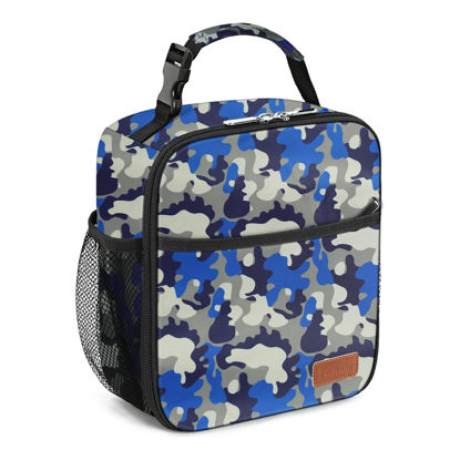 Picture of Femuar Lunch Box for Men Women Adults, Small Lunchbox for Work Picnic - Reusable Lunch bag Portable Lunch tote, Camouflage
