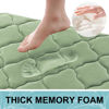 Picture of OLANLY Memory Foam Bath Mat Rug 44x24, Ultra Soft Non Slip and Absorbent Bathroom Rug, Machine Wash Dry, Comfortable, Thick Bath Rug Carpet for Bathroom Floor, Tub and Shower, Sage Green