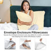 Picture of King Pillow Cases Set of 2 - Extra Soft, Hotel Quality Pillowcase Covers - Comfy Bedding for Women, Men, Kids & Teens - Machine Washable Pillow Protectors - 2 Piece - King Size Off White Pillow Cover