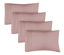 Picture of CGK Unlimited King Size Microfiber Pillowcase Set, 4 Pieces, Mauve