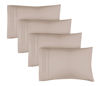 Picture of Queen Size Pillow Cases Set of 4 - Extra Soft Pack of 4 Pillowcase Covers - Hotel Luxury Pillowcases - Machine Washable Pillow Protectors - 20x40 Pillow Cases 4 Piece - Queen Size Wheat Pillow Covers