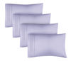 Picture of King Size Pillow Cases Set of 4 - Extra Soft Pack of 4 Pillowcase Covers - Hotel Luxury Pillowcases - Machine Washable Pillow Protectors - 20x40 Pillow Cases 4 Piece - King Size Lavender Pillow Covers
