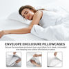 Picture of King Size Pillow Cases Set of 4 - Extra Soft Pack of 4 Pillowcase Covers - Hotel Luxury Pillowcases - Machine Washable Pillow Protectors - 20x40 Pillow Cases 4 Piece - King Size Lavender Pillow Covers