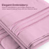Picture of Queen Size Pillow Cases Set of 4 - Extra Soft Pack of 4 Pillowcase Covers - Hotel Luxury Pillowcases - Machine Washable Pillow Protectors - 20x40 Pillow Cases 4 Piece - Queen Light Pink Pillow Covers