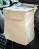 Picture of SIBOFUEGO Car Trash Can Cute - Multifunctional Interior Car Accessory for Women, Car Organizer and Storage with Adjustable Straps, Car Stuff Storage 2 Gallons (Leopard Print Beige)