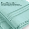 Picture of King Size Pillow Cases Set of 4 - Extra Soft Pack of 4 Pillowcase Covers - Hotel Luxury Pillowcases - Machine Washable Pillow Protectors - 20x40 Pillow Cases 4 Piece - King Size Spa Blue Pillow Covers