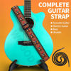 Picture of WOGOD Guitar Strap (Red Jacquard)