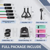 Picture of WHATAFIT Resistance Bands, Exercise Bands，Resistance Bands for Working Out, Work Out Bands with Handles for Men and Women Fitness, Strength Training Home Gym Equipment