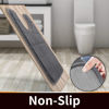 Picture of Yimobra Memory Foam Toilet Bath Mat U-Shaped, 24 X 20 Inches,Soft and Comfortable, Super Water Absorption, Non-Slip, Machine Wash and Easier to Dry for Bathroom Commode Contour Rug, Dark Gray