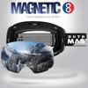 Picture of OutdoorMaster Ski Goggles PRO - Frameless, Interchangeable Lens 100% UV400 Protection Snow Goggles for Men & Women (VLT 10% Grey Lens Free Protective Case)