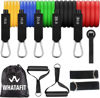 Picture of WHATAFIT Resistance Bands, Exercise Bands，Resistance Bands for Working Out, Work Out Bands with Handles for Men and Women Fitness, Strength Training Home Gym Equipment