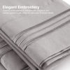 Picture of King Pillow Cases Set of 2 - Ultra Soft Hotel Quality Pillowcase Covers - Comfy Cozy Bedding for Women, Men, Kids & Teens - Machine Washable Pillow Protectors - 2 Pieces Set - King Size French Grey